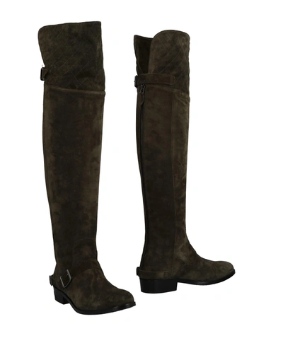 Shop Belstaff Boots In Military Green