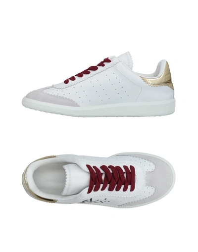 Shop Isabel Marant Trainers In White