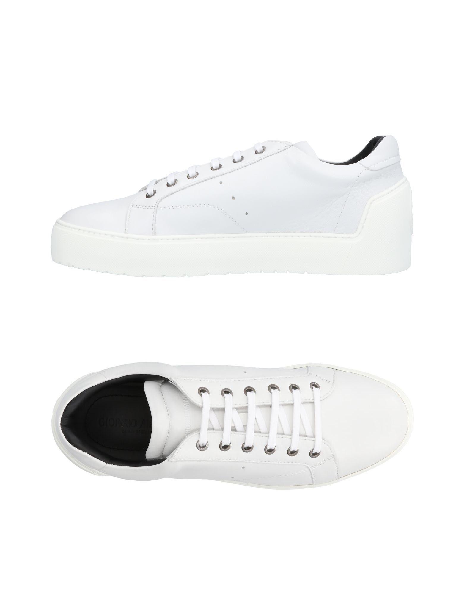 armani white sneakers