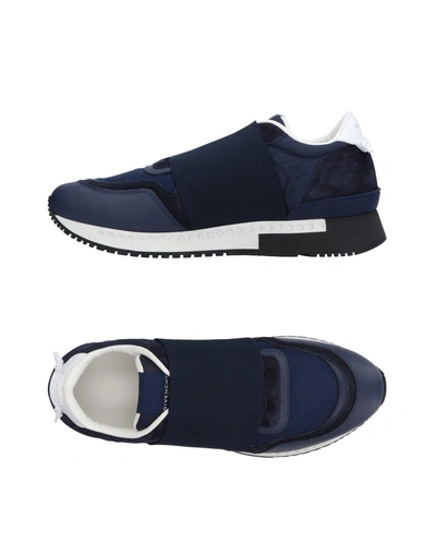 Shop Givenchy Sneakers In Dark Blue