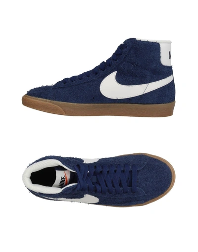 Shop Nike Sneakers In Dark Blue