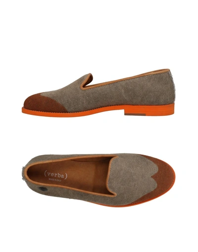 Shop Verba (  ) Loafers In Grey