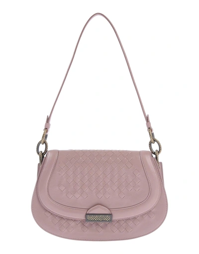 Shop Bottega Veneta Handbag In Pastel Pink