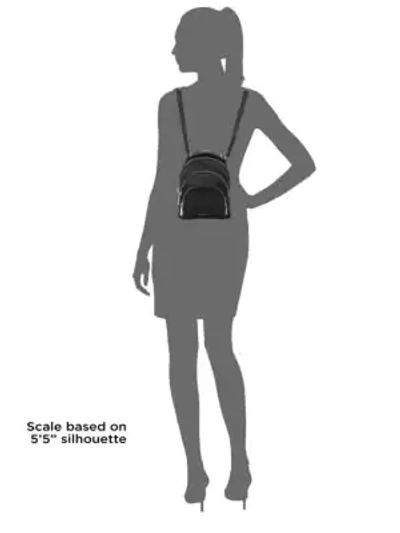 Shop Kendall + Kylie Mini Sloane Satin Backpack In Cobalt
