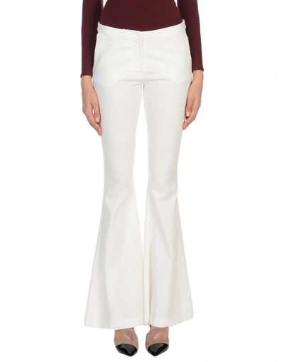Shop Black Coral Casual Pants In White