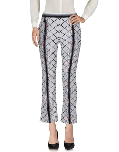 Shop Missoni Casual Pants In Light Grey