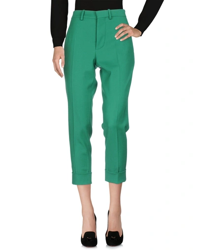 Shop Marni Casual Pants In Green
