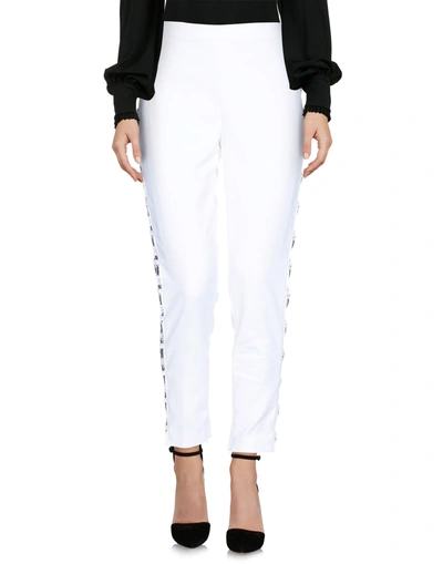 Shop Emanuel Ungaro Casual Pants In White