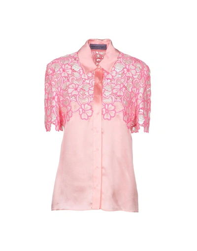 Shop Emanuel Ungaro Floral Shirts & Blouses In Pink