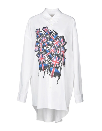 Shop Junya Watanabe Solid Color Shirts & Blouses In White