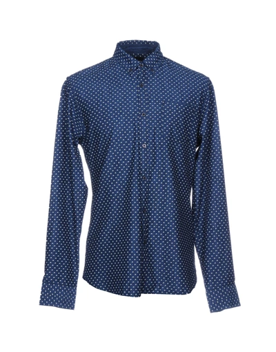 Shop Scotch & Soda Patterned Shirt In Blue