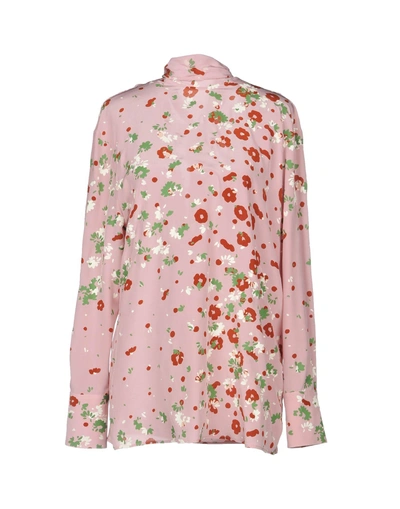 Shop Valentino Blouses In Pink