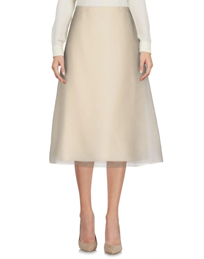 Shop The Row 3/4 Length Skirts In Beige