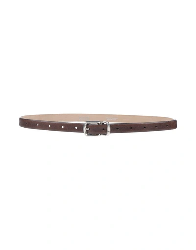 Shop Pauw Thin Belt In Brown