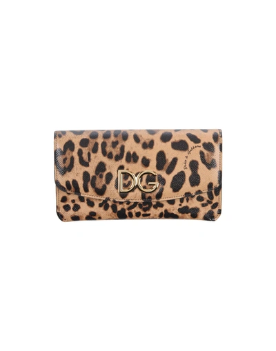 Shop Dolce & Gabbana Wallet In Khaki