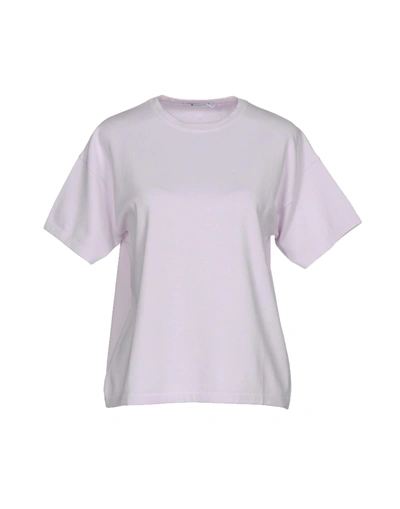Shop Alexander Wang T T-shirts In Light Pink