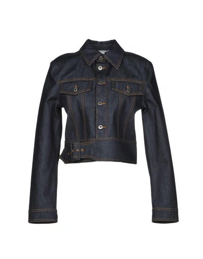 Shop Stella Mccartney Denim Outerwear In Blue