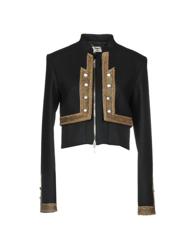 Shop Saint Laurent Sartorial Jacket In Black