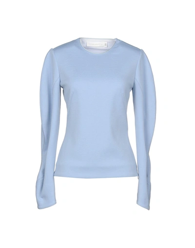 Shop Victoria Beckham Sweaters In Sky Blue