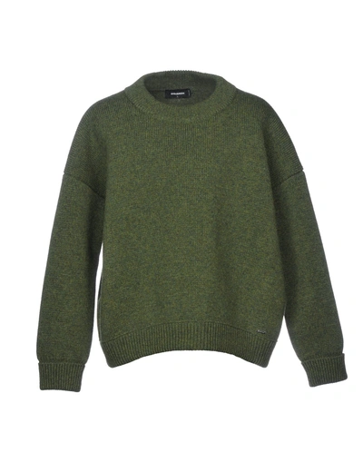 Shop Dsquared2 Sweater In Military Green