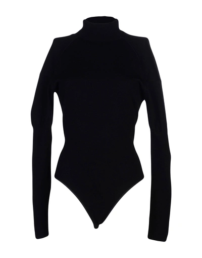 Shop Alaïa Turtleneck In Black