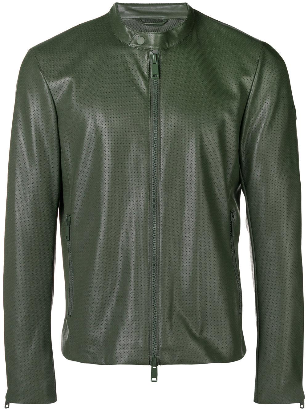armani jacket green