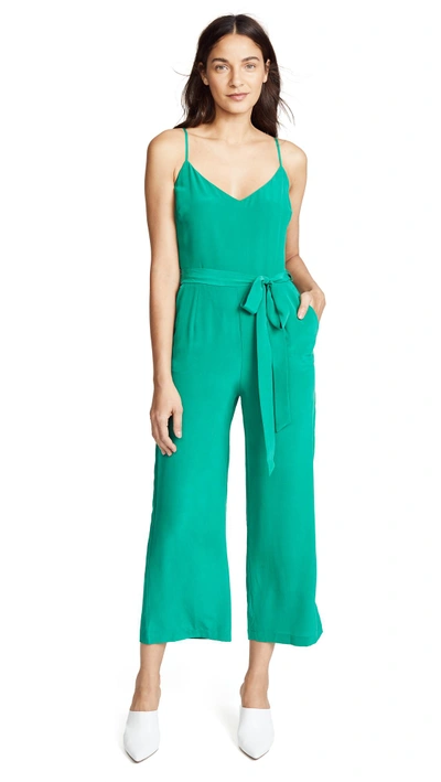 Shop L Agence Jaelyn Jumpsuit In Emerald