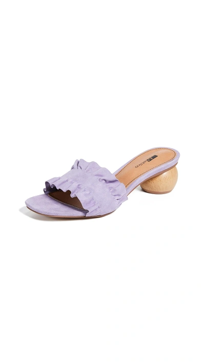 Shop Matiko Madeline Slides In Lilac