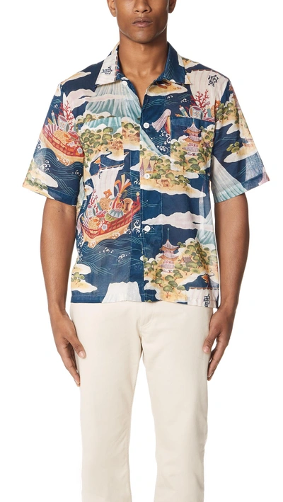Shop Our Legacy Crossing The Seven Seas Shirt In Multi