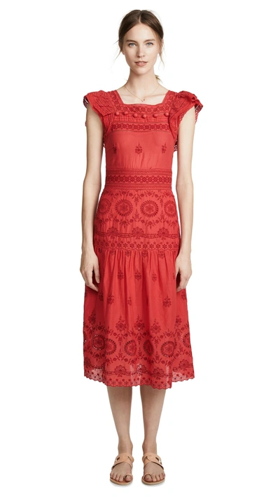 Shop Sea Sofie Dress In Red