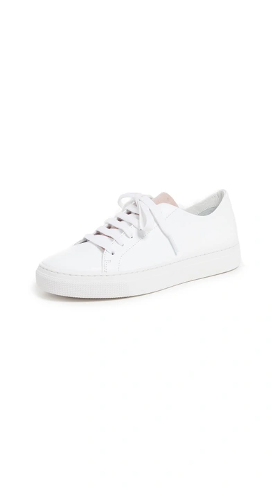 Shop Zcd Montreal Niki Sneakers In Bianco/rosa