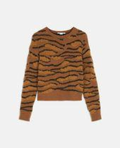 Shop Stella Mccartney Tiger Camouflage Sweater In Multicolor