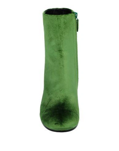 Shop Balenciaga Ankle Boots In Green