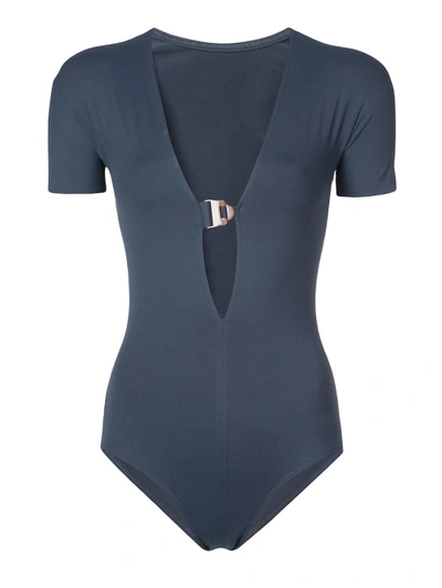 Shop Eres Edge Adjust Plunging V-neck Swimsuit