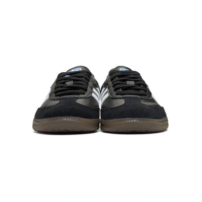 Shop Adidas Originals Black Samba Og Sneakers In Core Black