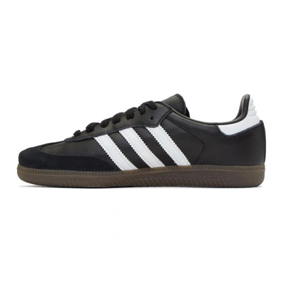 Shop Adidas Originals Black Samba Og Sneakers In Core Black