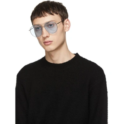 Silver And Blue Jumping Jack Sunglasses In 02 b Silvr