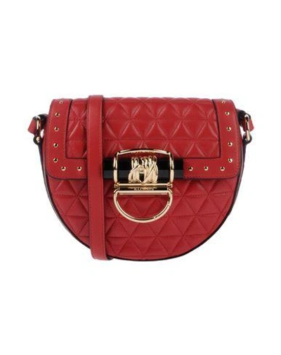 Shop Balmain Cross-body Bags In Red