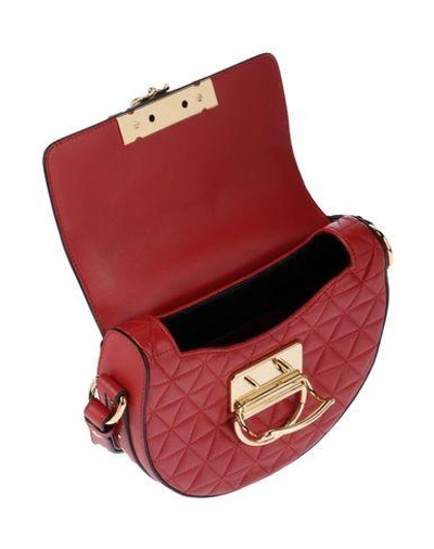 Shop Balmain Cross-body Bags In Red