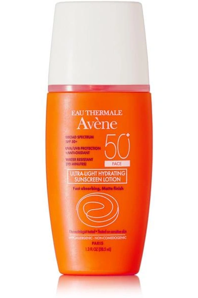 Shop Avene Spf50 Ultra-light Hydrating Sunscreen Lotion, 50ml - Colorless