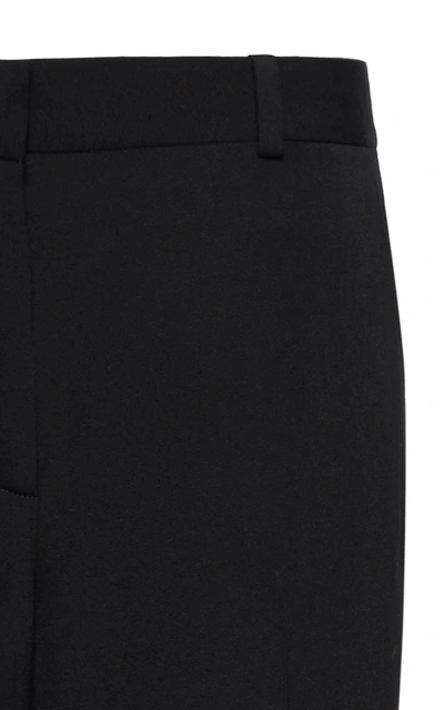 Shop Givenchy Grain De Poudre Trousers In Black