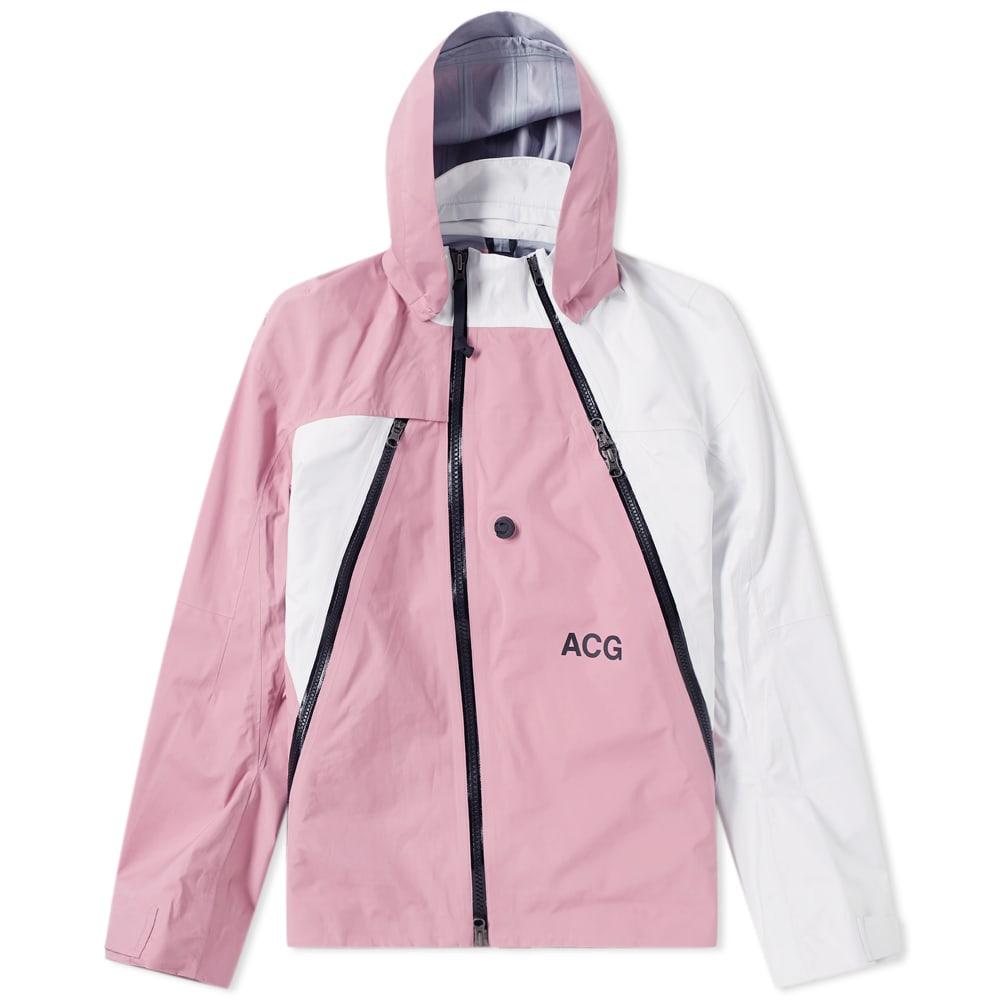 Nike Lab Acg Deploy Gore Tex Jacket Pink Modesens
