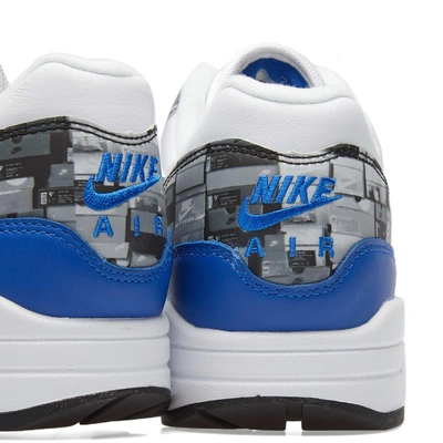 Shop Nike Air Max 1 Print In Blue