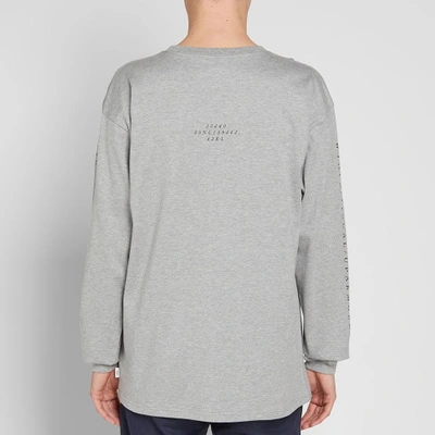 Shop Wtaps Long Sleeve Stomper Tee In Grey