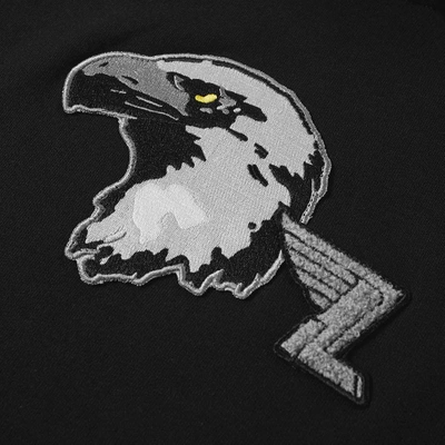 Shop Lanvin Popover Eagle Hoody In Black