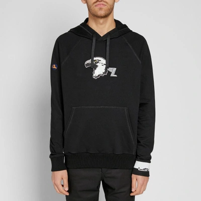 Shop Lanvin Popover Eagle Hoody In Black