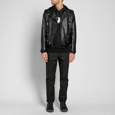 Shop Lanvin Popover Eagle Hoody In Black