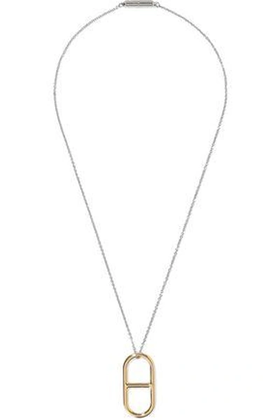 Shop Alexander Wang Woman Silver And Gold-tone Necklace Gold