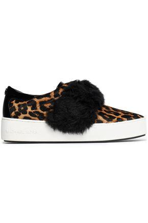 michael kors leopard slip on