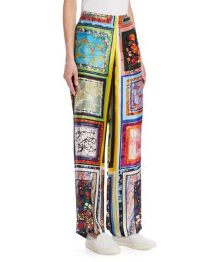 Shop Rosie Assoulin Marble Pajama Pants In Multi